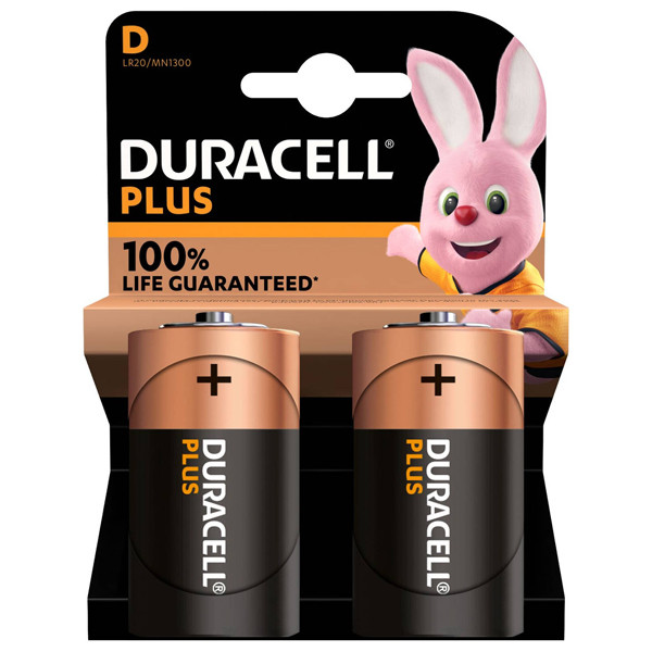 Duracell Plus Power D LR20 batteries (2-pack) MN1300 204506 - 1