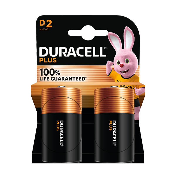 Duracell Plus Power D LR20 batteries (2-pack) 204506 - 1