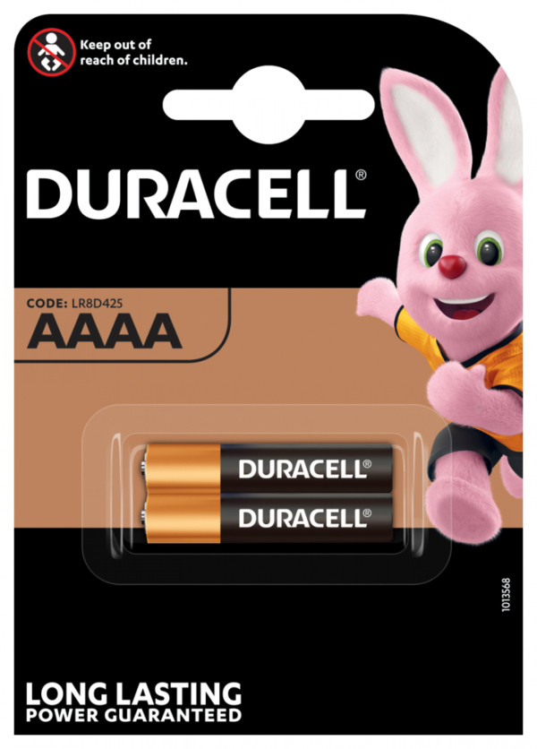 Duracell Ultra AAAA LR80425 alkaline batteries (2-pack) ADU00015 - 1