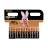 Duracell plus AAA battery alkaline 100% extra life (12-pack) 5009382 204546