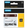 Dymo 1805418 IND Rhino white on brown vinyl tape, 19mm (original) 088660 - 1