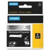 Dymo 1805434 IND Rhino black on metallic permanent polyester tape, 24mm (original)