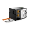 Dymo 1868713 XTL pre-cut safety labels with orange header, 51mm x 102mm (original Dymo) 089082 - 1