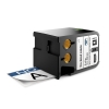 Dymo 1868715 XTL pre-cut safety labels with blue header, 51x102mm (original Dymo) 089086 - 1