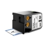 Dymo 1868733 XTL pre-cut heat shrink tape, black on white, 24mm x 47mm (original) 089058 - 1