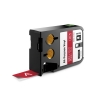 Dymo 1868762 XTL vinyl tape, white on red, 19mm (original Dymo) 088926 - 1