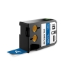 Dymo 1868778 XTL vinyl tape, white on blue, 24mm (original)