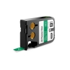 Dymo 1868781 XTL vinyl tape, white on green, 12mm (original)