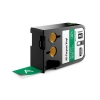 Dymo 1868783 XTL vinyl tape, white on green, 24mm (original) 088960 - 1