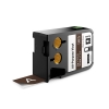 Dymo 1868788 XTL vinyl tape, white on brown, 24mm (original) 088962 - 1