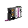 Dymo 1868791 XTL vinyl tape, white on purple, 12mm (original Dymo) 088912 - 1