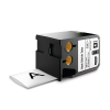 Dymo 1868812 XTL shrink tubing tape, black on white, 54mm (original) 089046 - 1