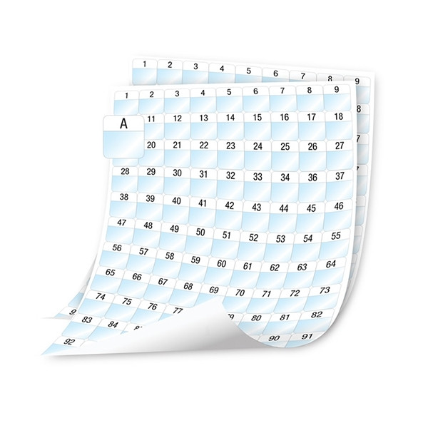 Dymo 1908552 XTL pre-cut laminated cable wraps on sheet, 24x23mm (original) 1908552 089108 - 1