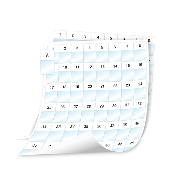 Dymo 1908553 XTL pre-cut laminated cable wraps on sheet, 24x42mm (original) 1908553 089110 - 1