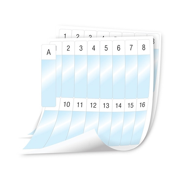Dymo 1908554 XTL pre-cut laminated cable wraps on sheet, 24x103 mm (original) 1908554 089112 - 1