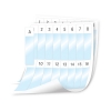 Dymo 1908554 XTL pre-cut laminated cable wraps on sheet, 24x103 mm (original) 089112 - 1