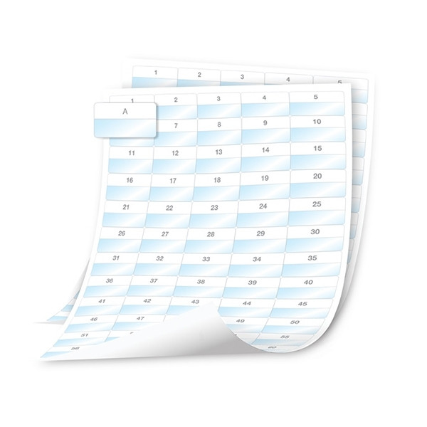 Dymo 1908555 XTL pre-cut laminated cable wraps on sheet, 41x23mm (original Dymo) 089114 - 1