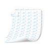 Dymo 1908555 XTL pre-cut laminated cable wraps on sheet, 41x23mm (original Dymo) 089114 - 1