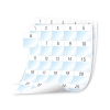 Dymo 1908556 XTL pre-cut laminated cable wraps on sheet, 41x42mm (original Dymo) 089116 - 1
