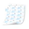 Dymo 1908558 XTL pre-cut laminated cable wraps on sheet, 54mm x 42mm (original) 089120 - 1