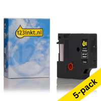 Dymo 1978365 white on black tape, 12mm (5-pack) (123ink version) 653087