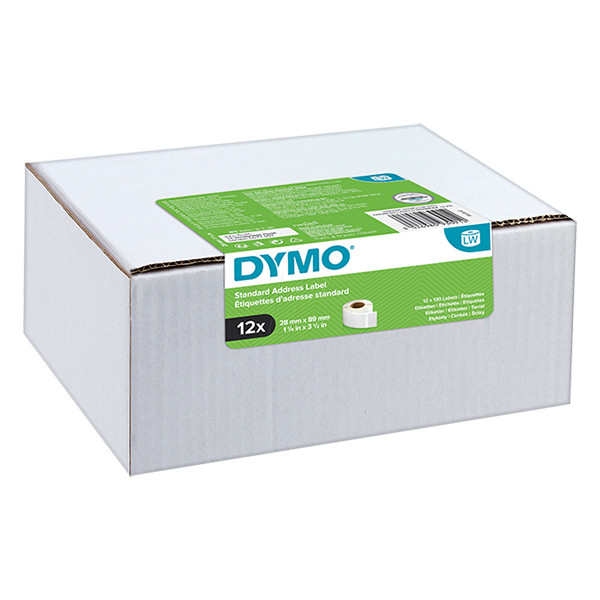 Dymo 2093091 / 99010 address labels (12-pack) (original) 2093091 089154 - 1