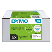 Dymo 2093092 / 99014 shipping and name badge labels (original Dymo) | 6-pack 089160