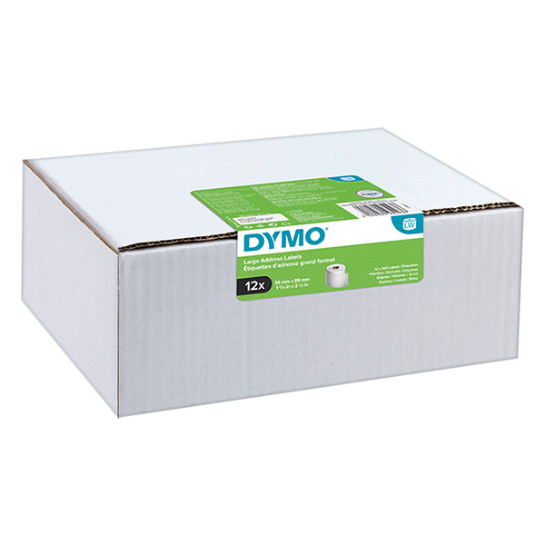 Dymo 2093093 / 99012 wide address labels value pack, 12-pack (original Dymo) 2093093 089158 - 1
