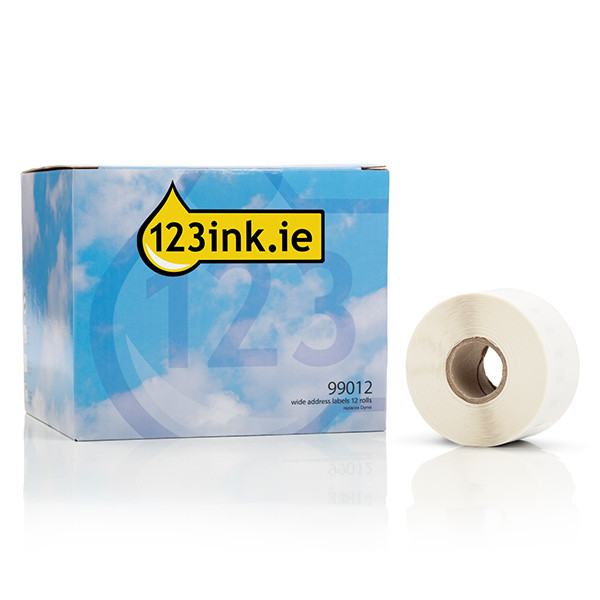 Dymo 2093093 / 99012 wide address labels value pack (123ink version) | 12-pack 089159 - 1