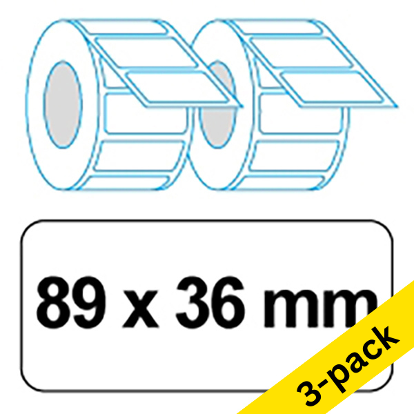 Dymo 2093093 / 99012 wide address labels value pack (123ink version) | 12-pack x3 650539 - 1