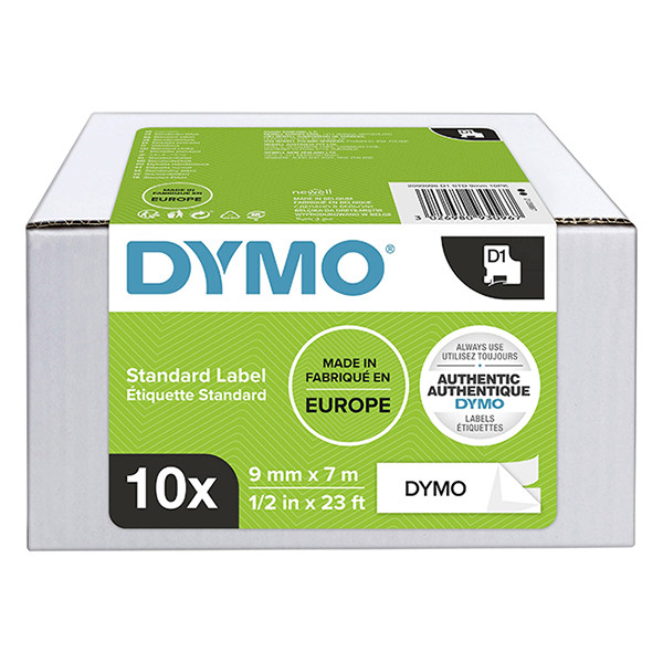 Dymo 2093096 / 40913 black on white tape, 9mm (10-pack) (original Dymo) 2093096 089166 - 1