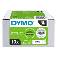 Dymo 2093097 / 45013 black on white tape, 12mm (original Dymo) | 10-pack 089168