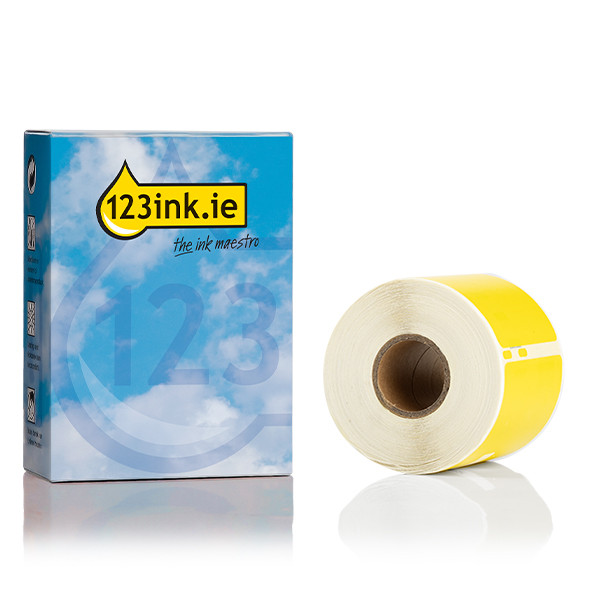 Dymo 2133400 yellow shipping and name badge labels (123ink version) 2133400C 088599 - 1