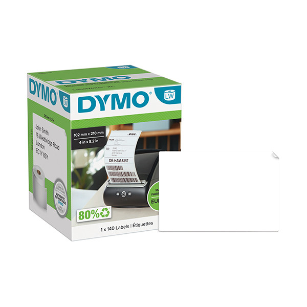 Dymo 2166659 DHL wide address labels, 102mm x 210mm (original) 2166659 088594 - 1