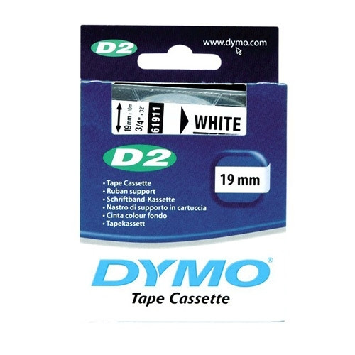 Dymo 61911 / S0721150 white tape, 19mm (original) S0721150 088812 - 1