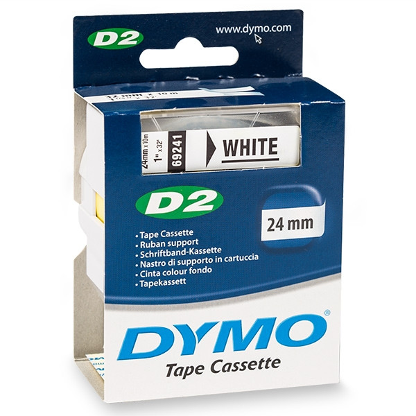 Dymo 69241 / S0721210 white tape, 24mm (original Dymo) 088816 - 1