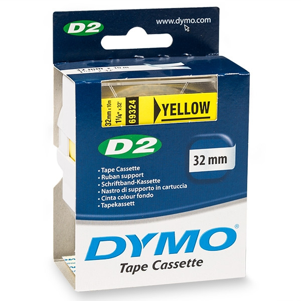 Dymo 69324 / S0721280 yellow tape, 32mm (original) S0721280 088820 - 1