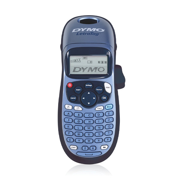 Dymo LetraTag LT-100H label maker (blue) + 2 tapes 833409 - 2