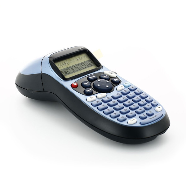 Dymo LetraTag LT-100H label maker (blue) + 2 tapes 833409 - 3