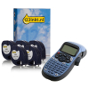 Dymo LetraTag LT-100H label maker (blue) + 5 tapes