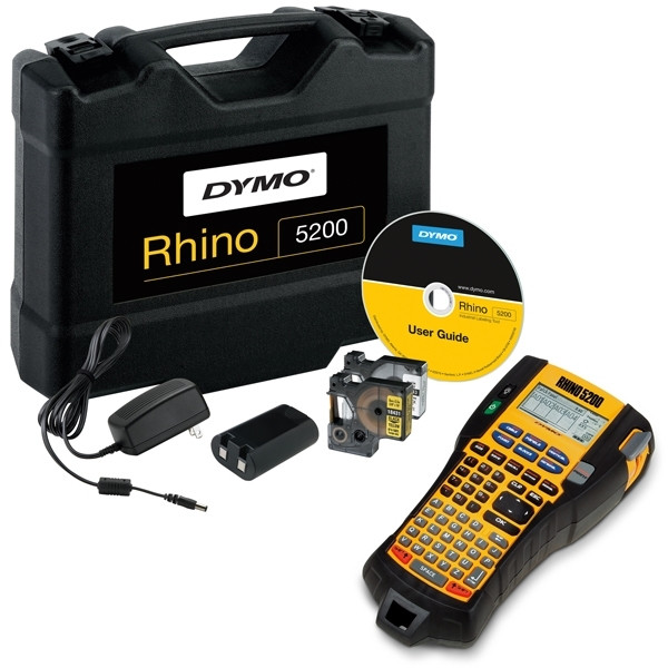 Dymo RHINO 5200 Industrial Label Printer Hard Case Kit S0841400 833329 - 1