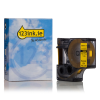 Dymo S0718310 / 18056 IND Rhino black on yellow heat-shrink tape, 12mm (123ink version) 18056C 088709