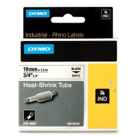 Dymo S0718330 / 18057 IND Rhino black on white heat-shrink tape, 19mm (original Dymo) 18057 088700