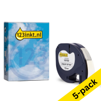 Dymo S0718850 / 18769 white iron-on tape, 12mm (123ink version) | 5-pack