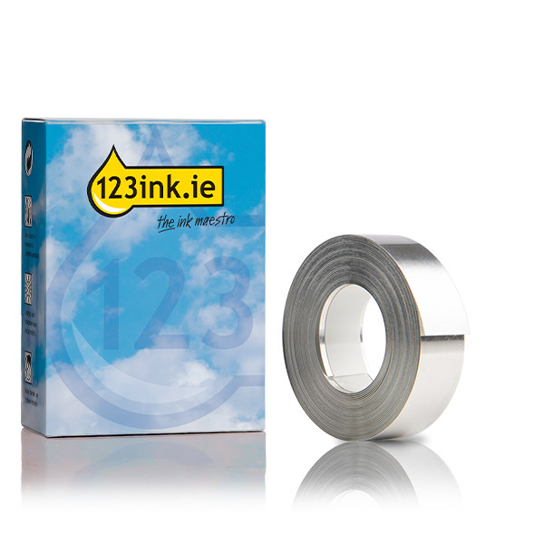 Dymo S0720180 / 35800 Rhino silver self-adhesive aluminium tape, 12mm (123ink version) S0720180C 088737 - 1