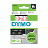 Dymo S0720550 / 45015 red on white tape, 12mm (original)