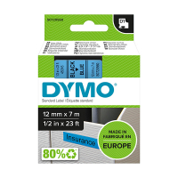 Dymo S0720560 / 45016 black on blue tape, 12mm (original Dymo) S0720560 088212