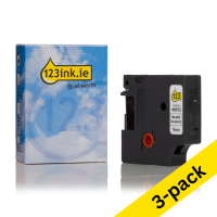 Dymo S0720680 / 40913 black on white tape, 9mm (123ink version) | 3-pack