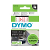 Dymo S0720700 / 40915 red on white tape, 9mm (original)