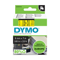Dymo S0720730 / 40918 black on yellow tape, 9mm (original Dymo) S0720730 088116